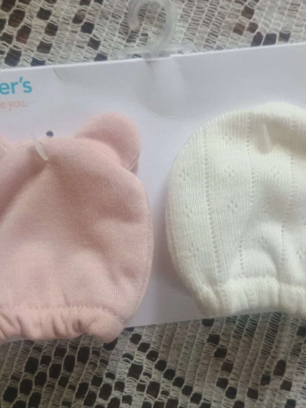 Newborn girl essentials bundle #2 Swaddle Towel Gown Sleeper Mittens Blanket